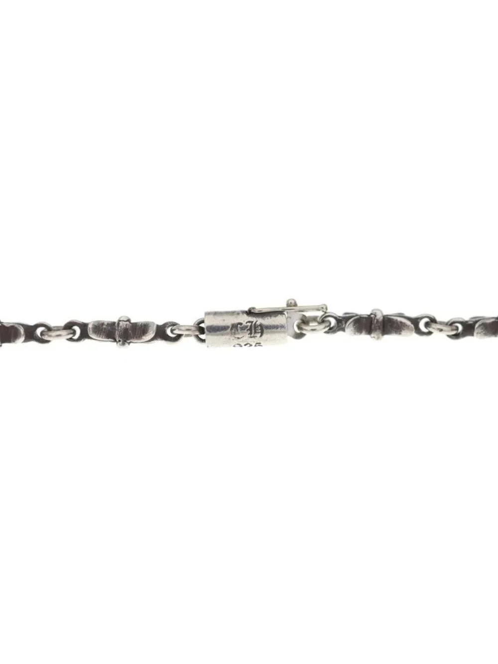 Chrome Hearts Tiny Bar Necklace Silver